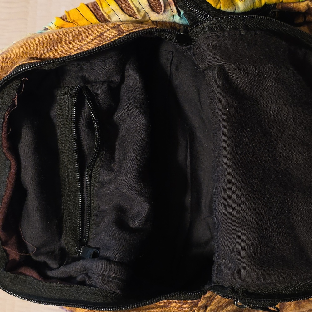 Patchwork Multicolor Backpack, Cute Backpack In G… - image 3